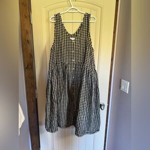 Not perfect linen midi dress